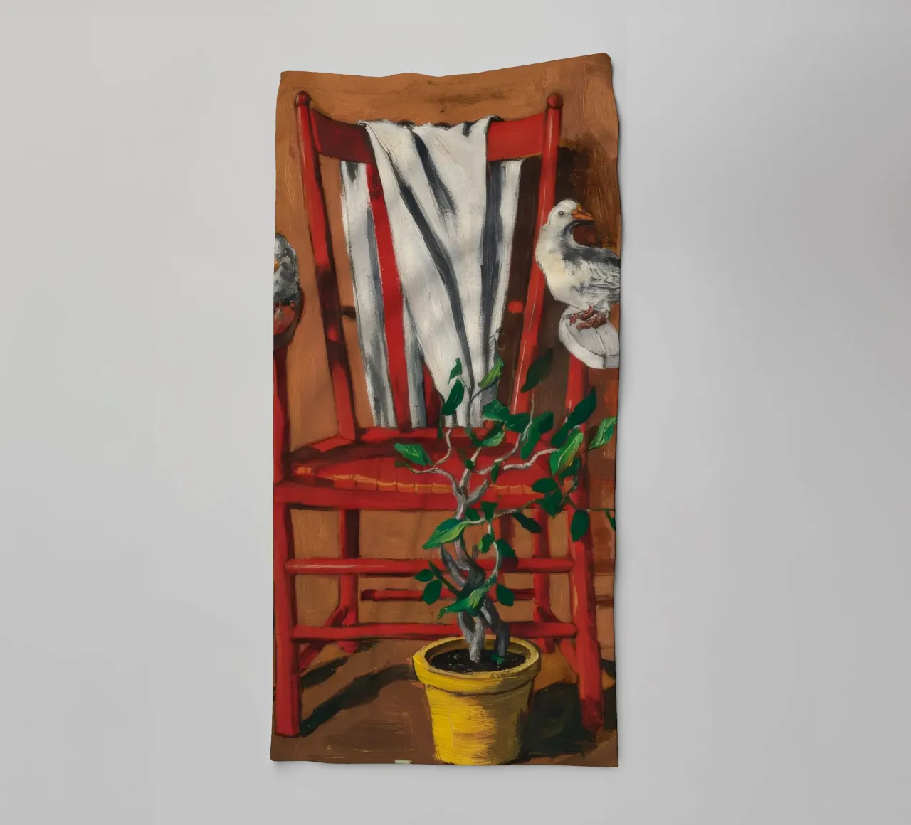 Trespolo rustico asciugamano da bagno da Ebony Carpenter