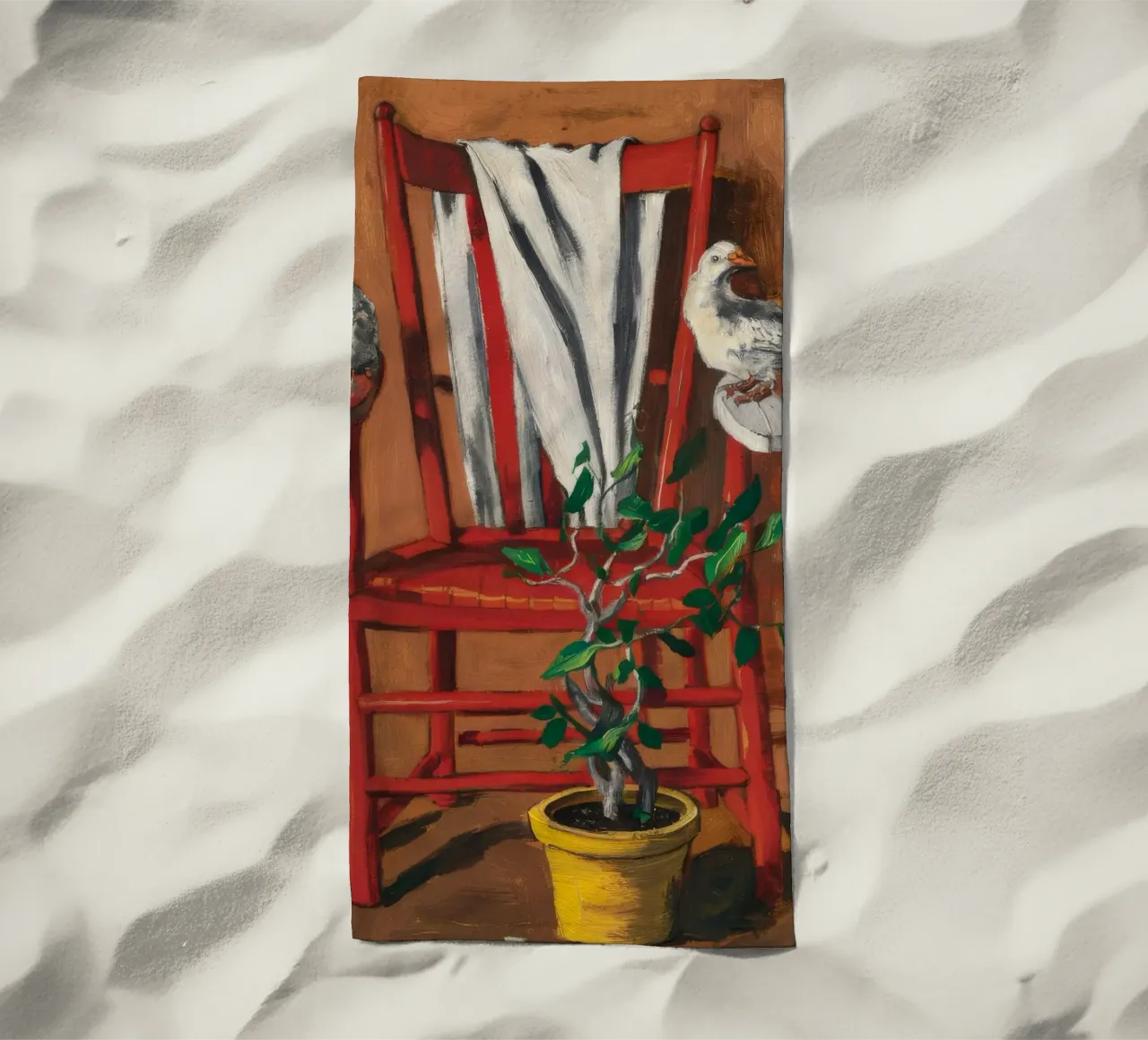 Trespolo rustico telo mare da Ebony Carpenter