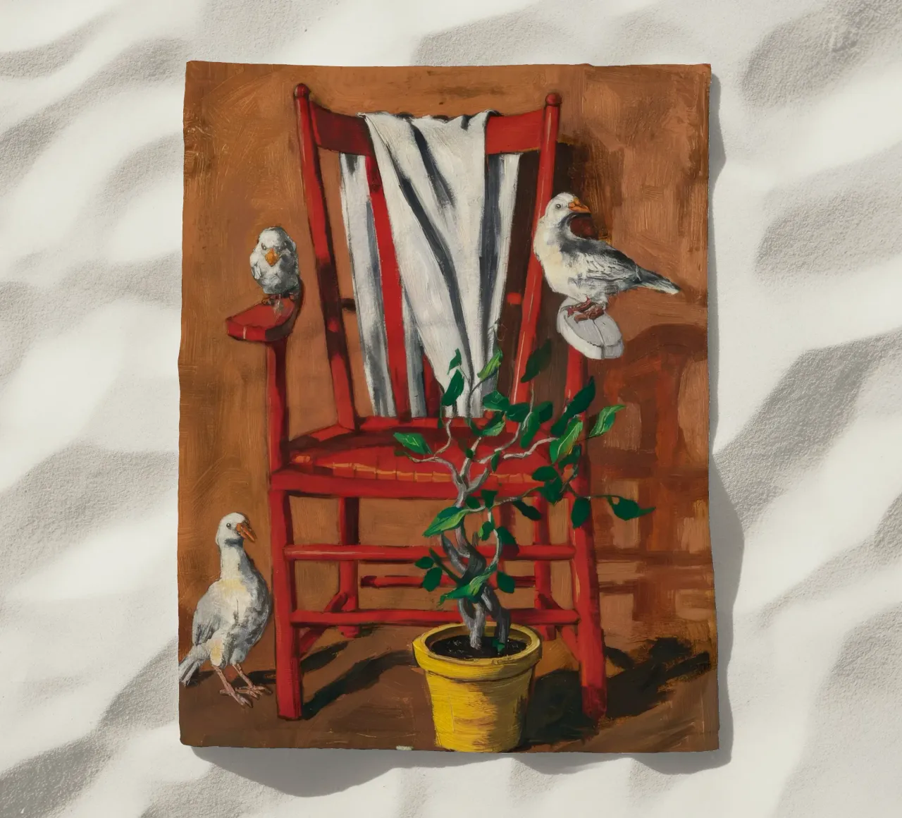 Trespolo rustico telo mare da Ebony Carpenter