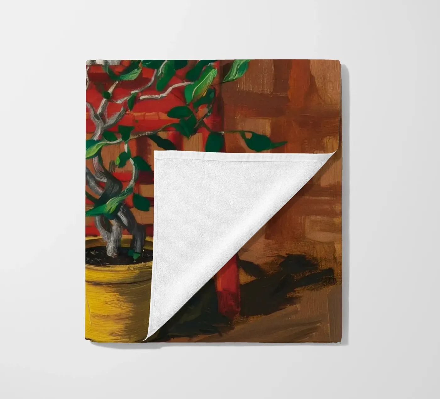 Rustieke zitstok strandhanddoek van Ebony Carpenter