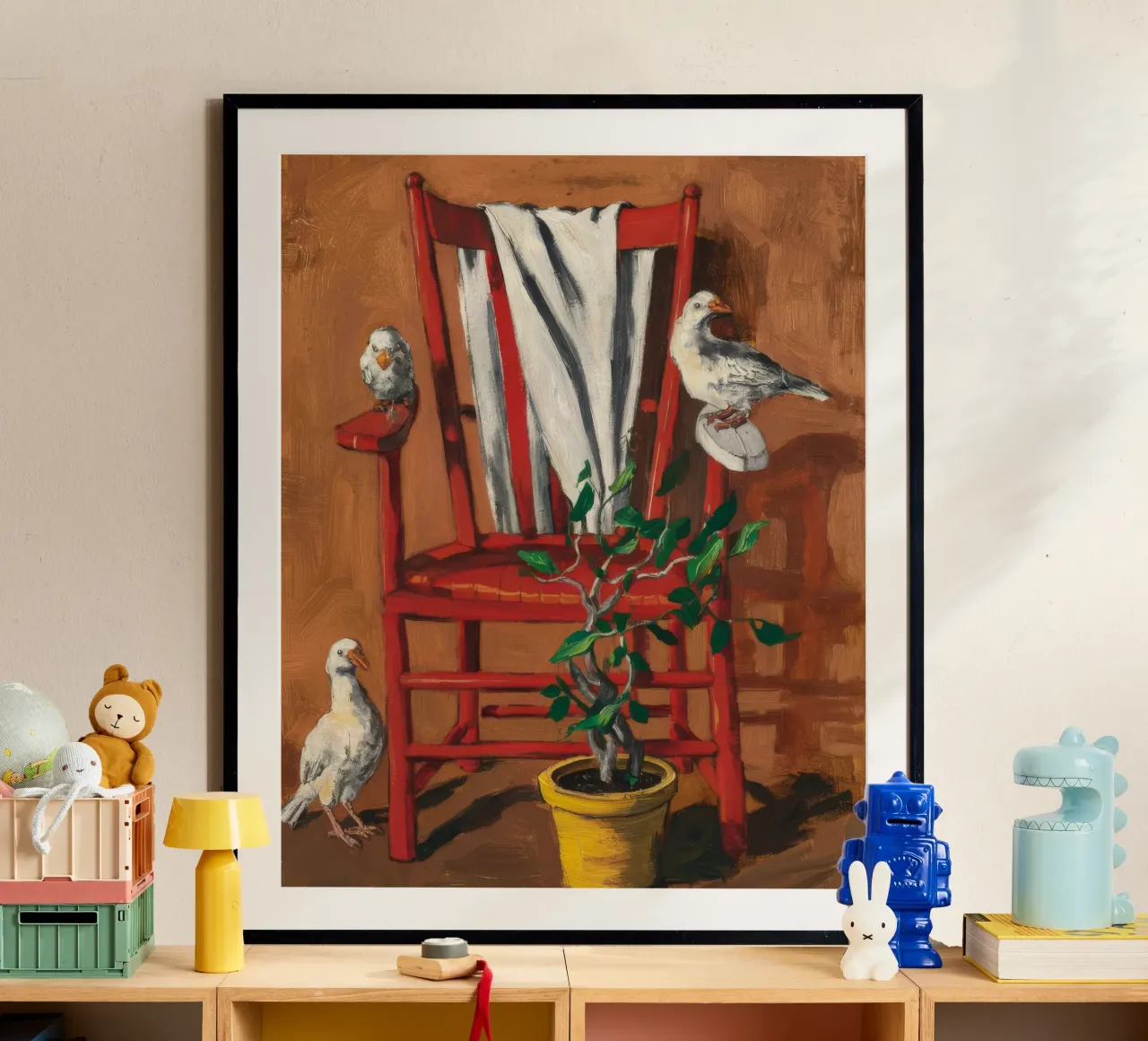 Trespolo rustico poster con telaio in plastica da Ebony Carpenter