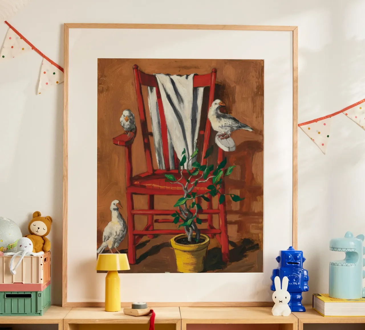 Trespolo rustico poster con telaio in plastica da Ebony Carpenter