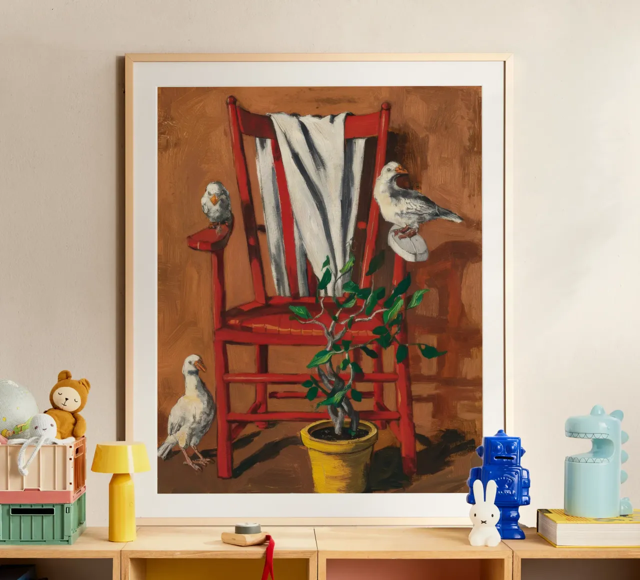Trespolo rustico poster con telaio in plastica da Ebony Carpenter