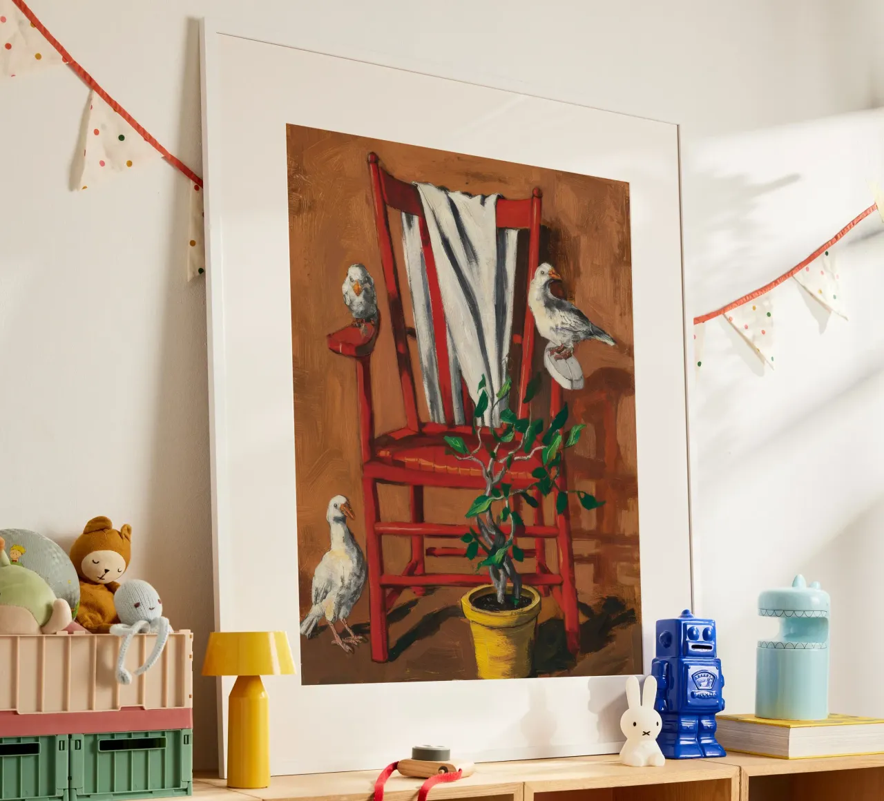 Trespolo rustico poster con telaio in plastica da Ebony Carpenter