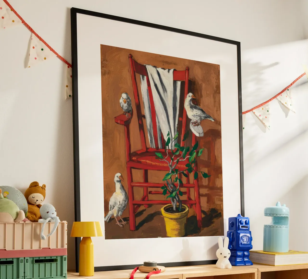 Trespolo rustico poster con telaio in plastica da Ebony Carpenter
