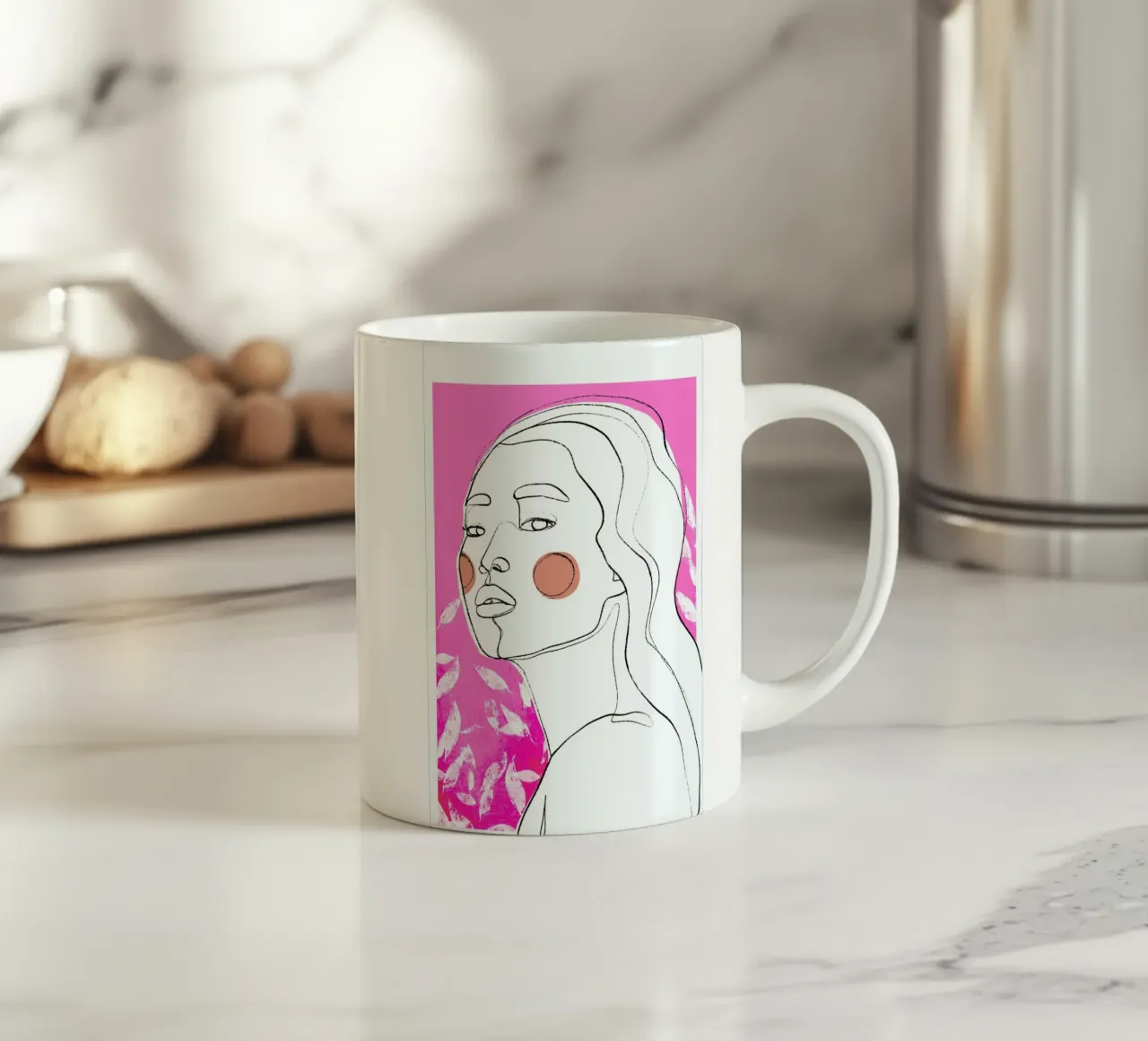 Stay tazza in ceramica da treechild
