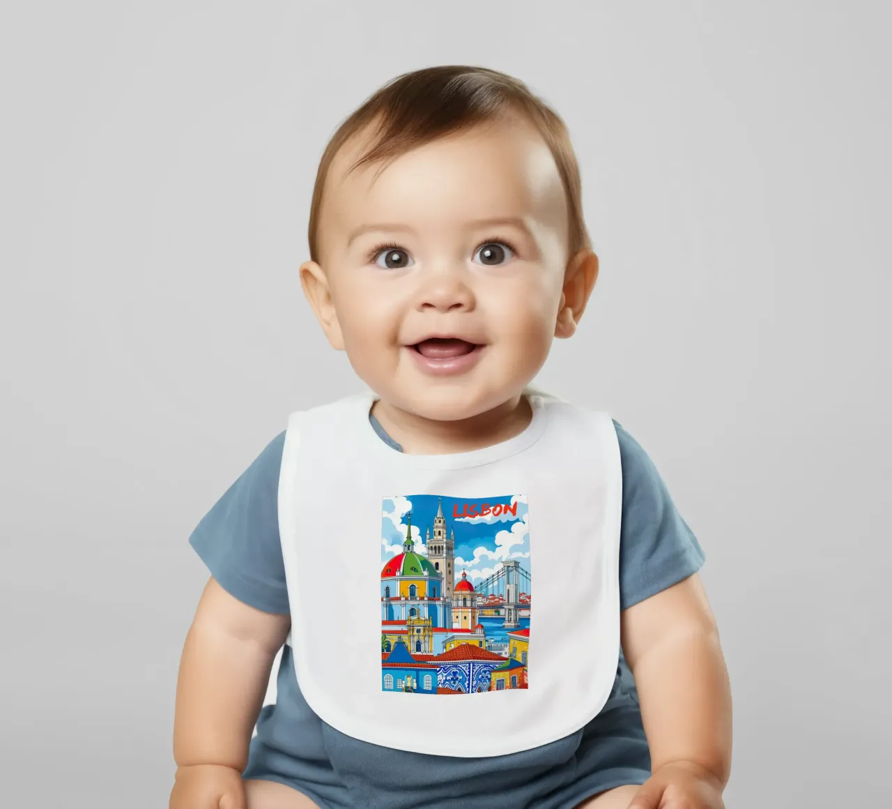 Lisbona bavaglino da 🎁 NOBELART