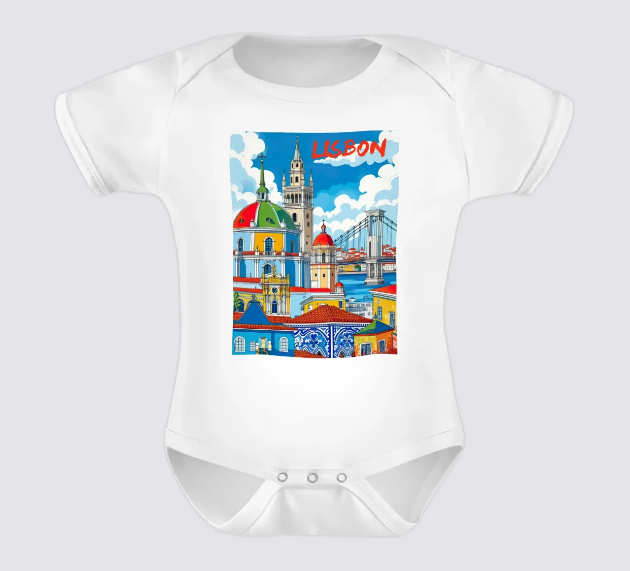 Lisbona body neonato maniche corte da ARTVI-SHOP