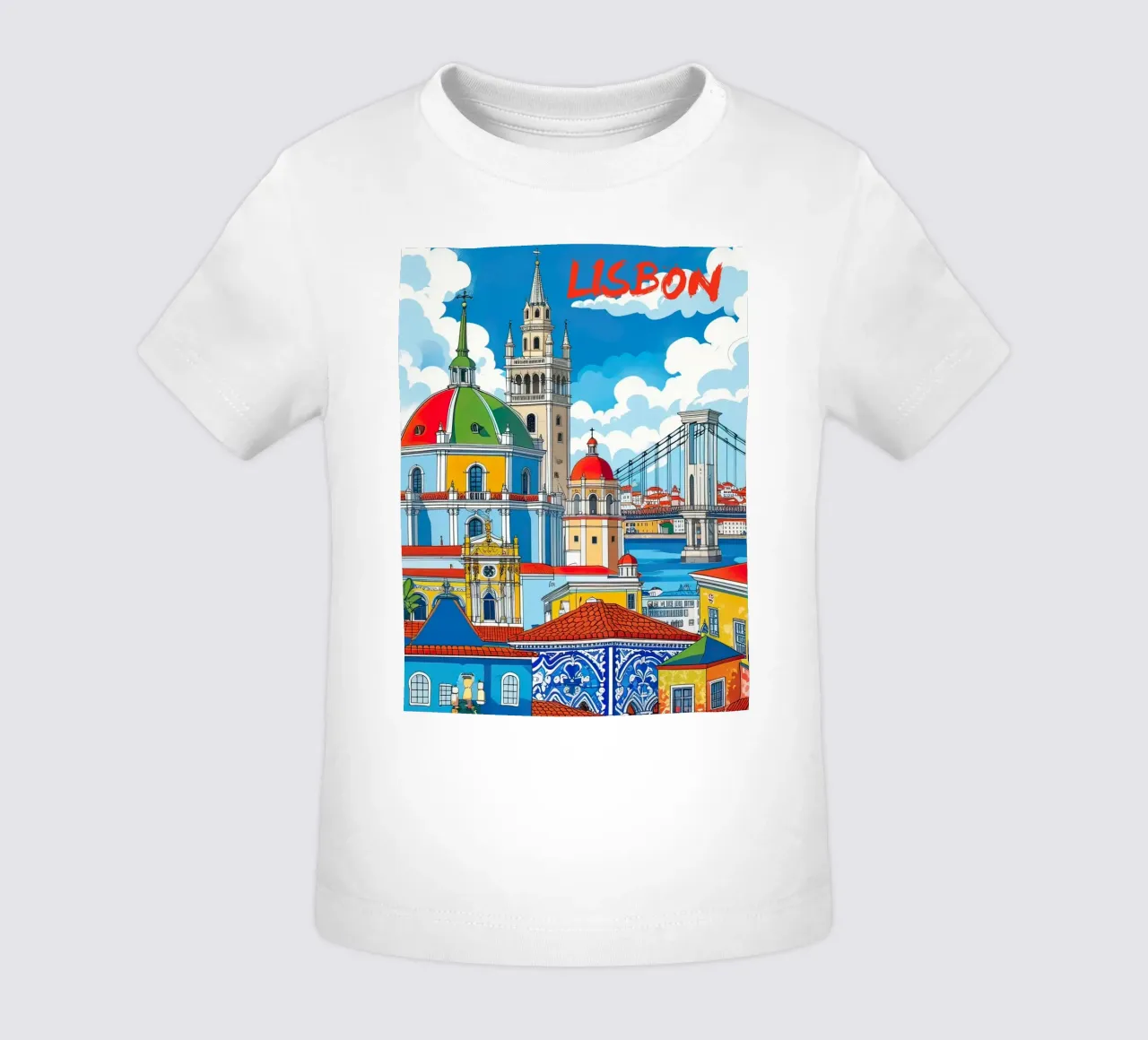 Lisbona maglietta neonato da ARTVI-SHOP