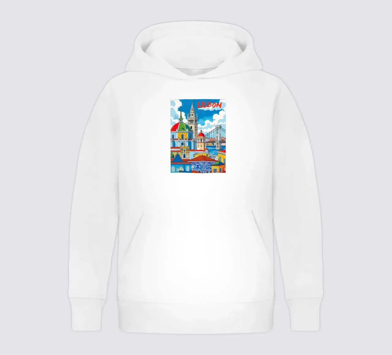 Lisbona felpa bambino con cappuccio da 🎁 ARTVI-SHOP