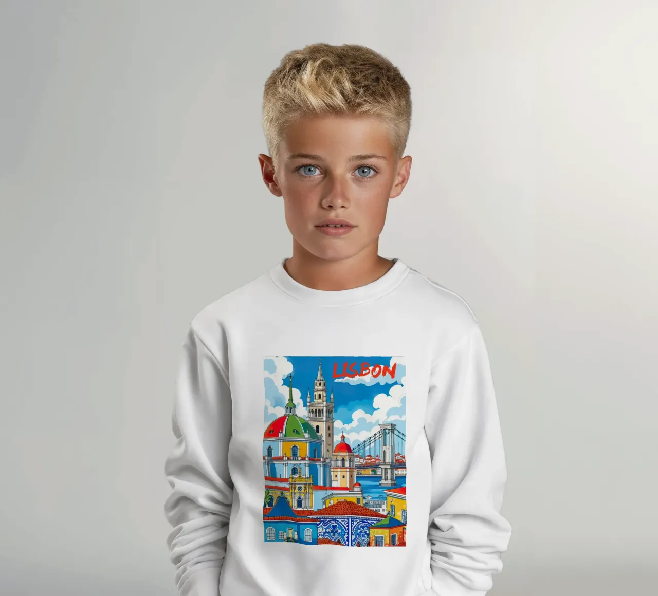 Lisbona felpa bambino da ARTVI-SHOP