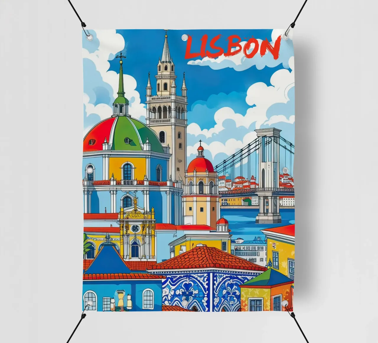 Lisbona telo in pvc da ARTVI-SHOP