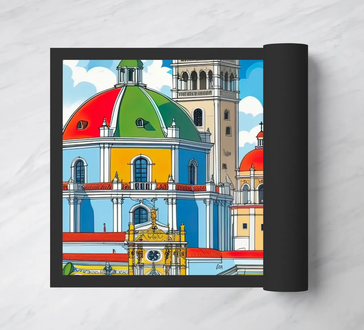 Lisbon doormat by 🎁 NOBELART