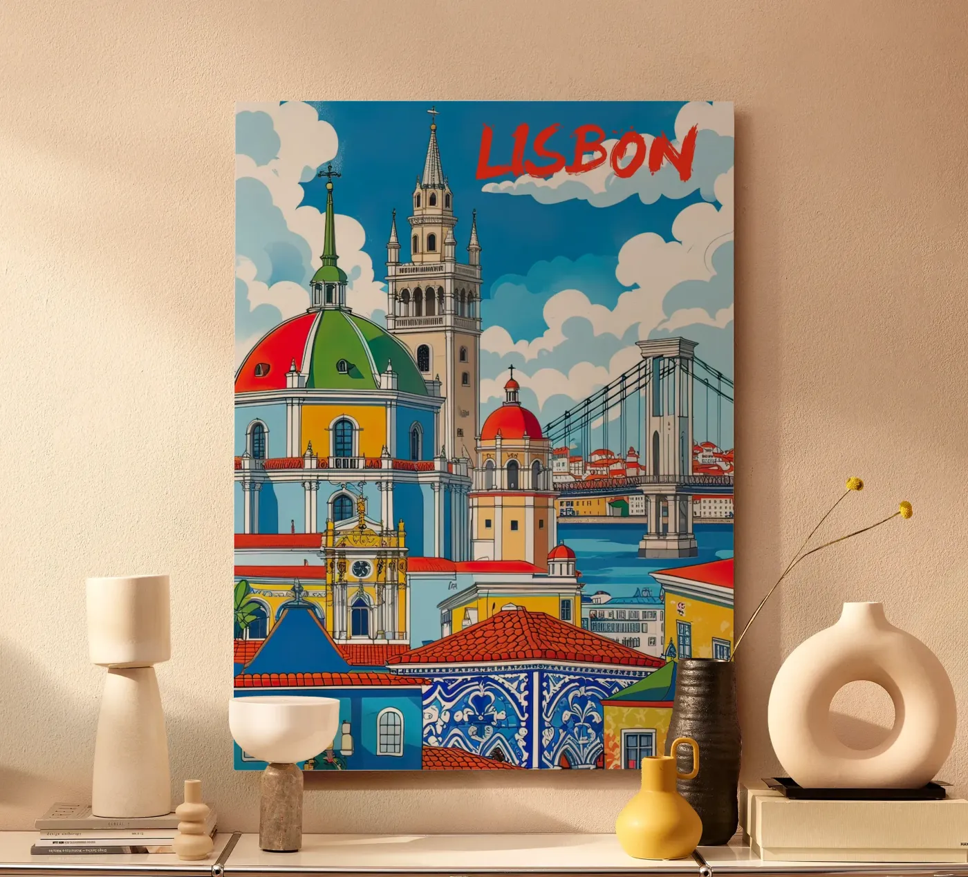 Lisbona alluminio dibond da 🎁 NOBELART