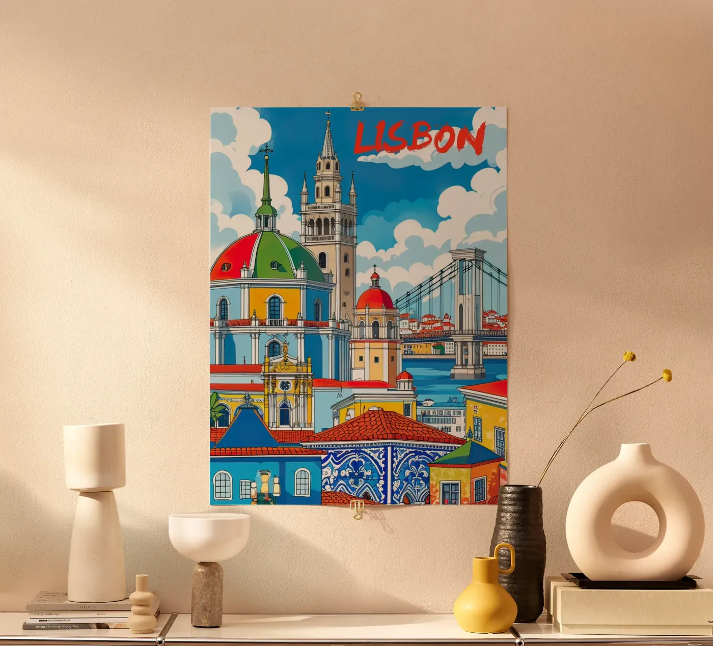 Lisbon Poster von 🎁 NOBELART