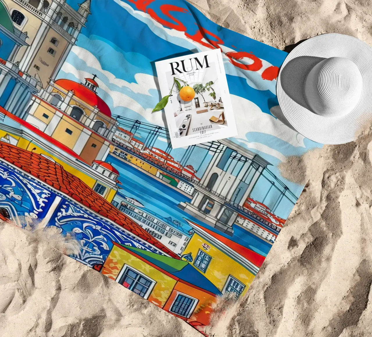 Lisbona telo mare da 🎁 NOBELART