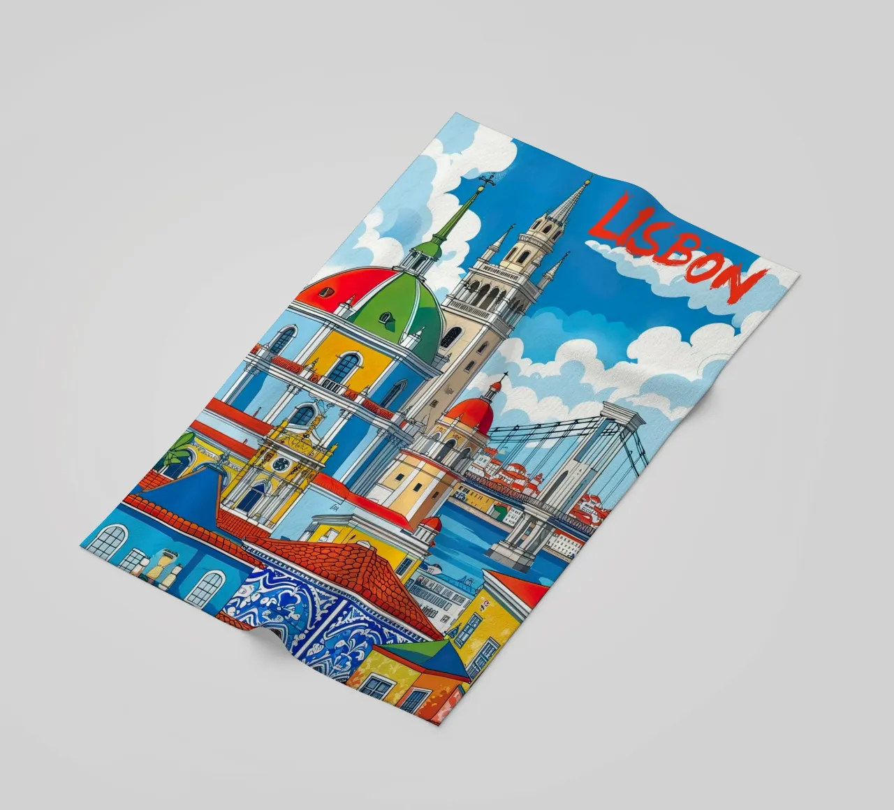 Lisbona telo mare da 🎁 NOBELART