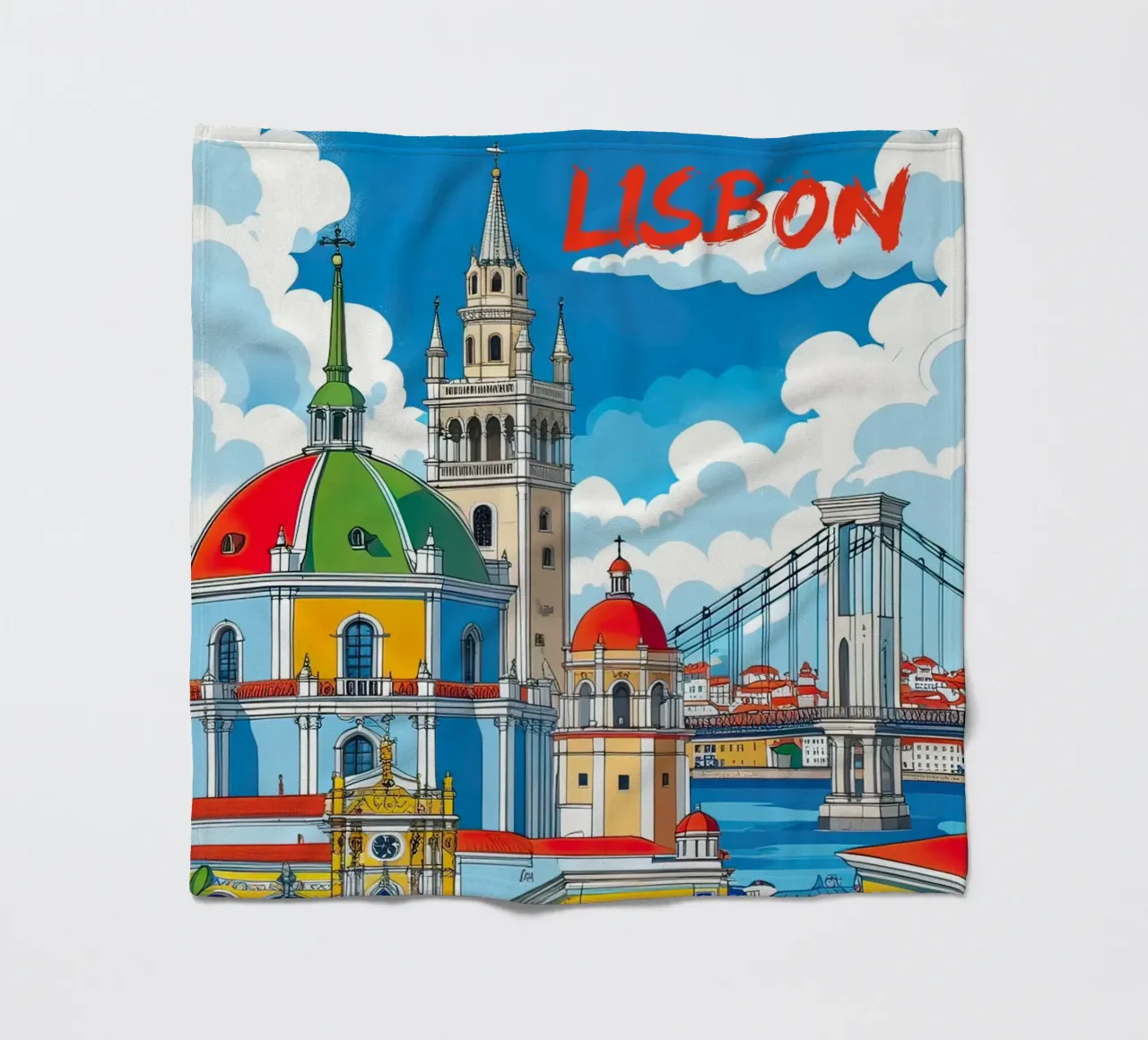 Lisbona coperta in pile da ARTVI-SHOP