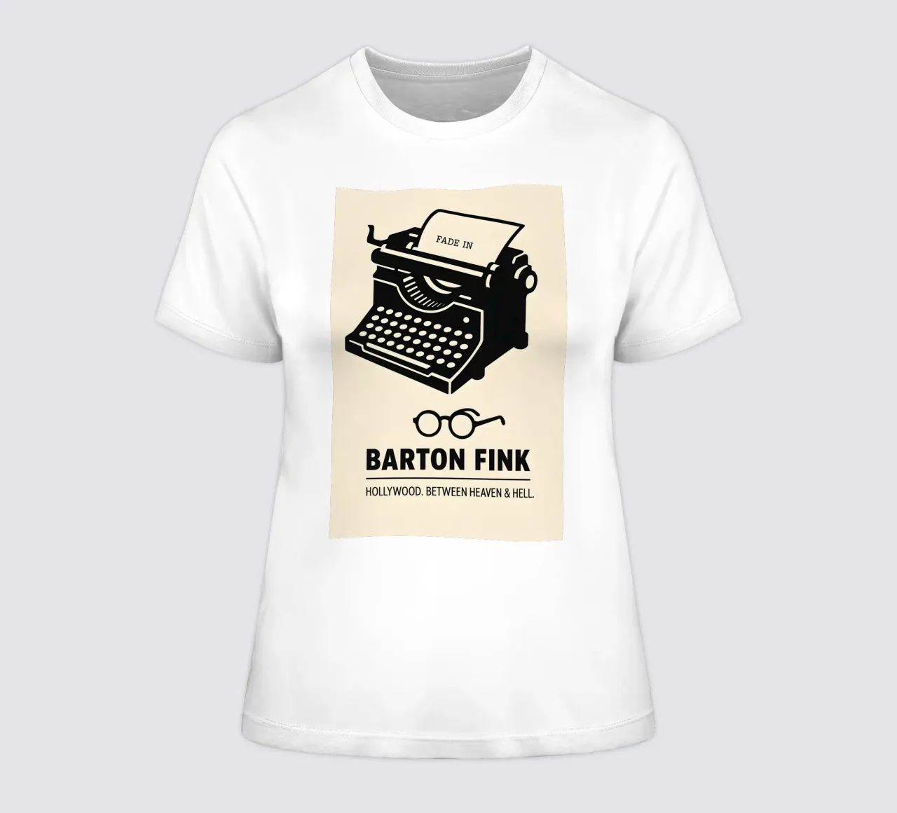 Barton Fink Print t-shirt da donna da MoviesArt
