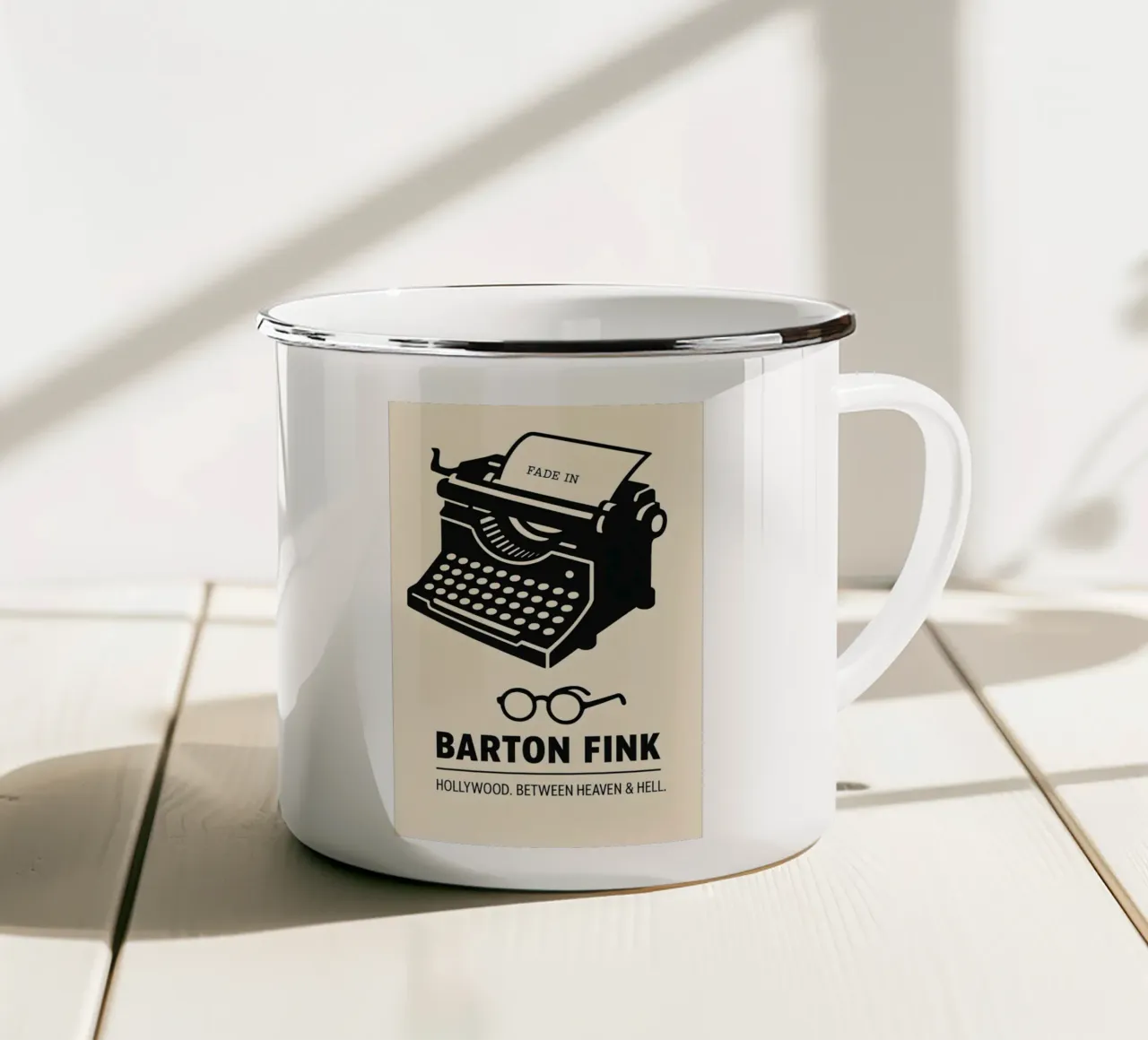 Barton Fink Print tazza in smalto da MoviesArt