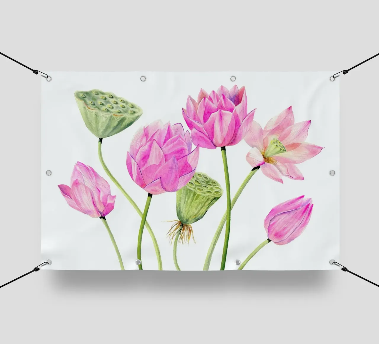 Lotusblüten telo in pvc da youdesignme