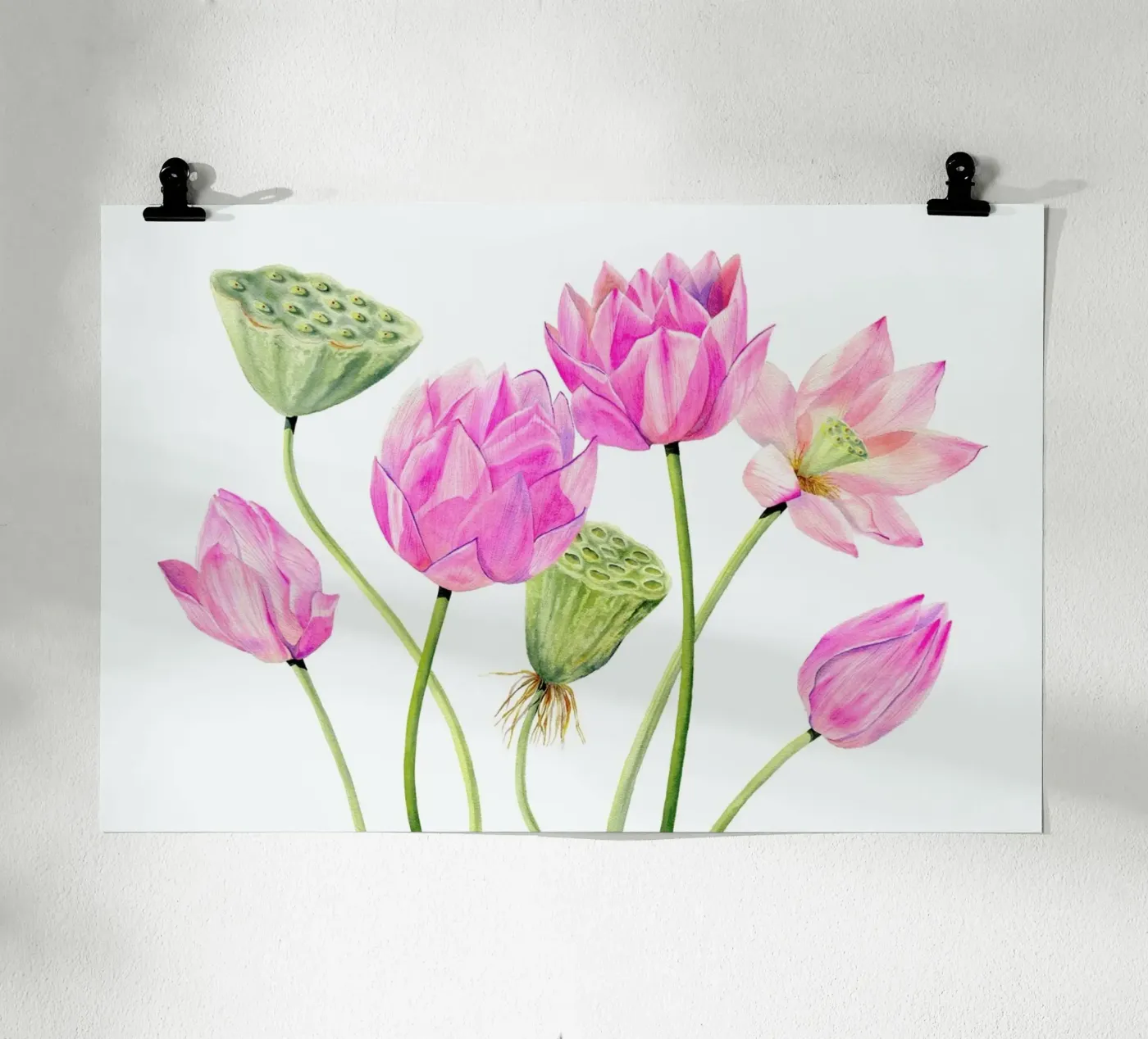 Lotusblüten poster by youdesignme