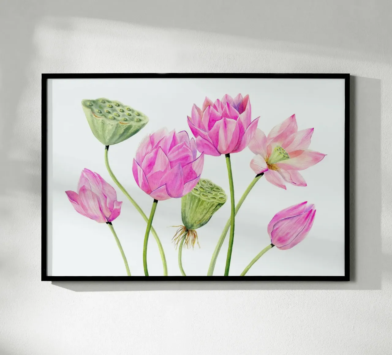 Lotusblüten carta hahnemühle da youdesignme