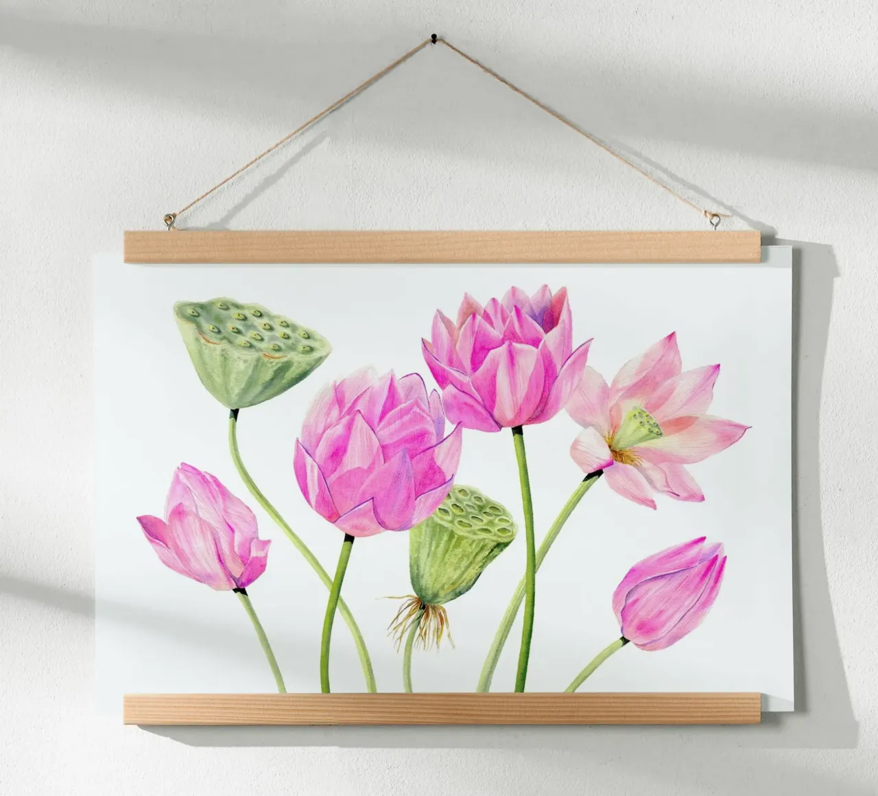 Lotusblüten carta hahnemühle da youdesignme