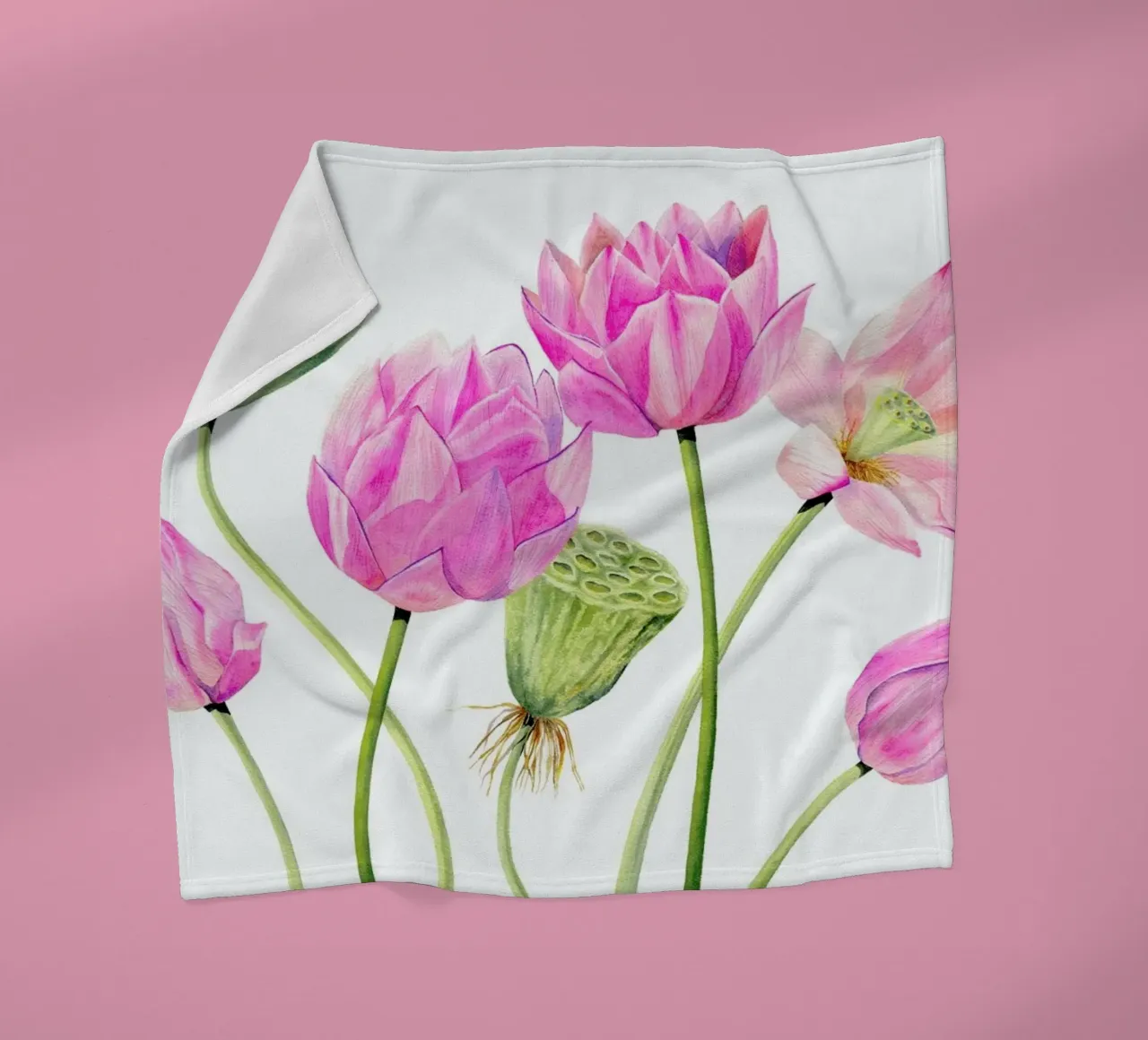 Lotusblüten coperta in pile da youdesignme