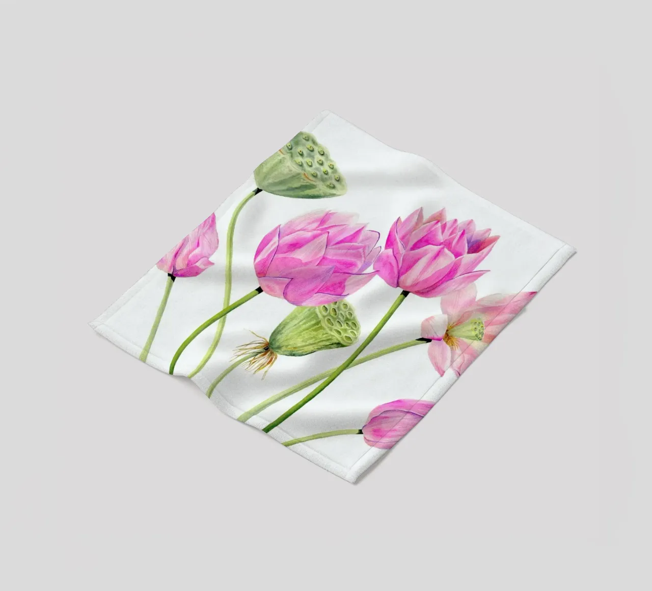 Lotusblüten coperta in pile da youdesignme