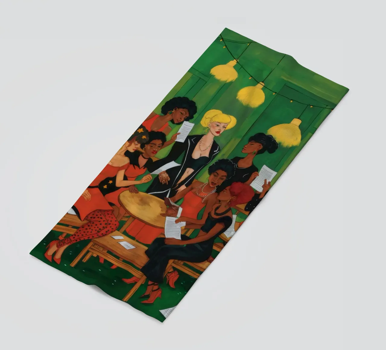 Creatività comunitaria telo mare da Ebony Carpenter