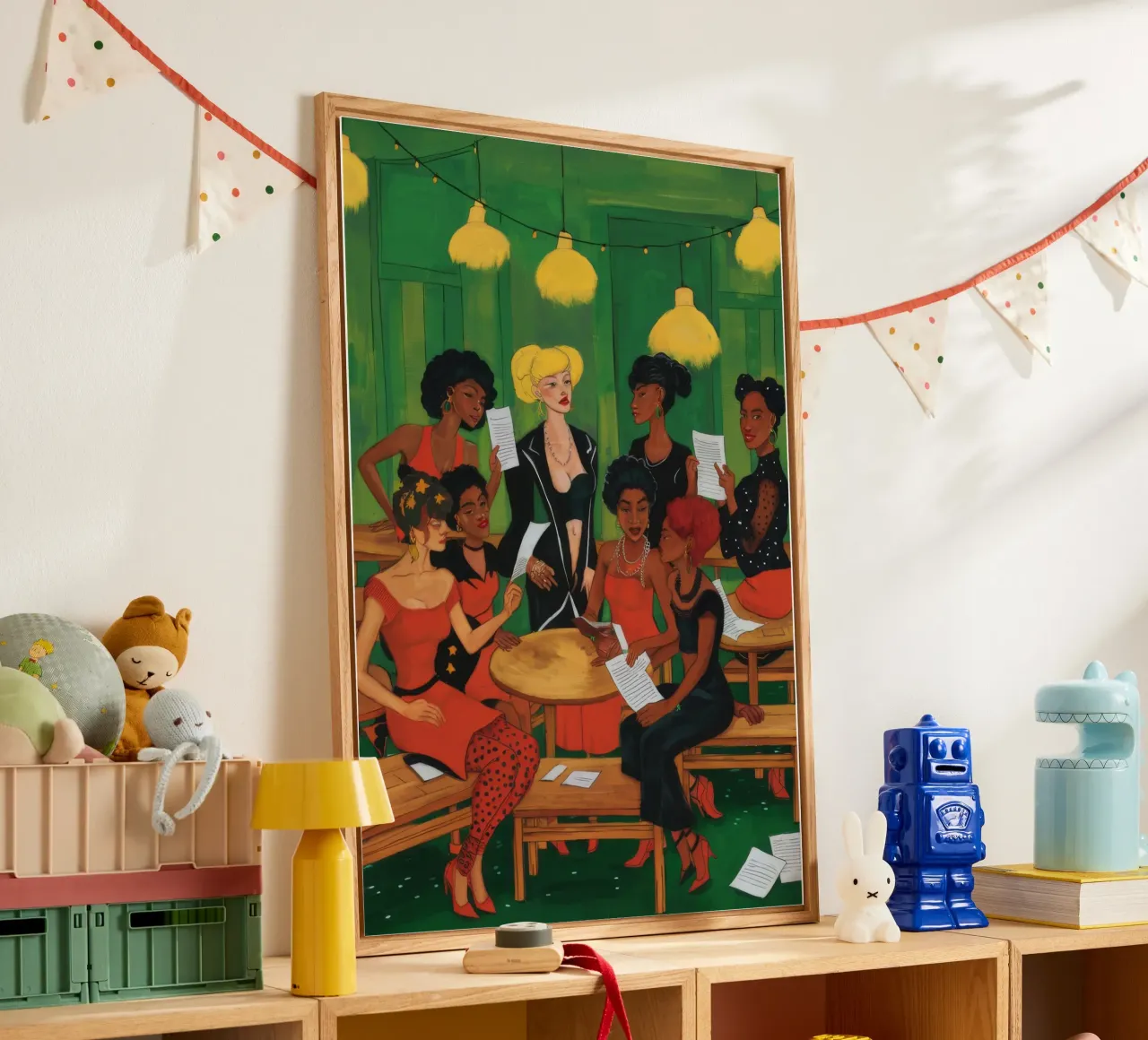 Communal Creativity plexiglass da Ebony Carpenter