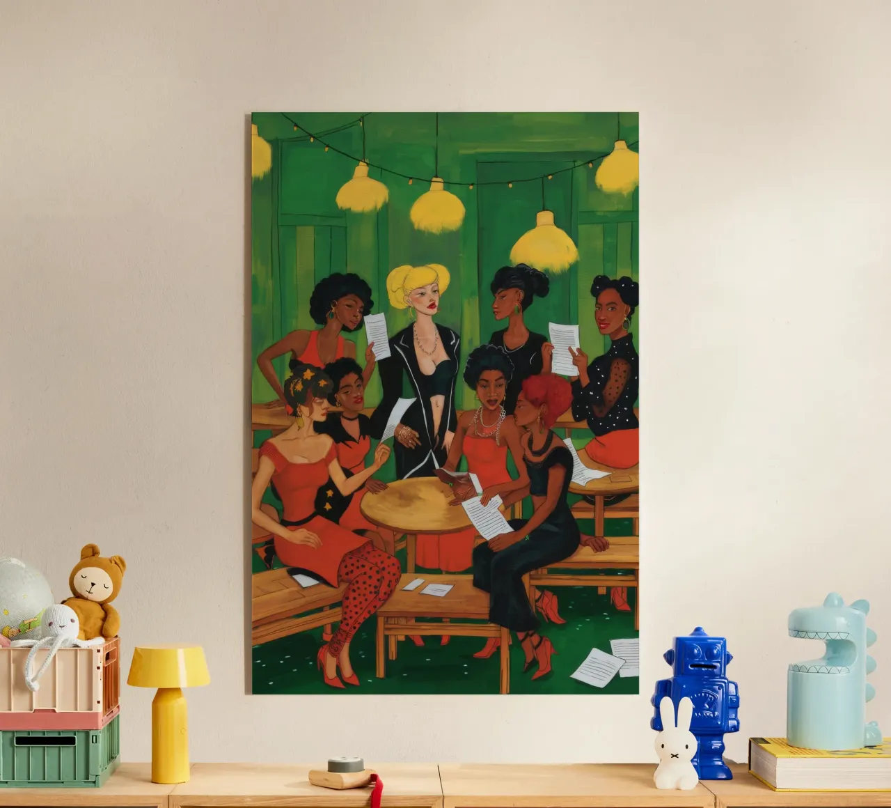 Communal Creativity plexiglass da Ebony Carpenter