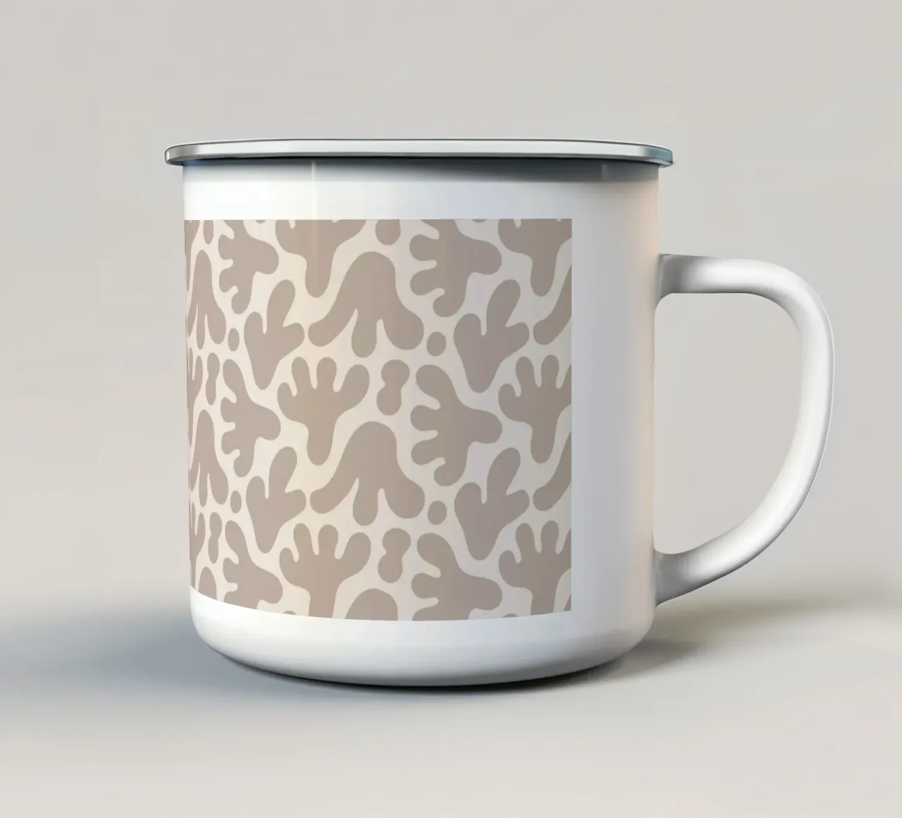 Pattern Love No 132 tazza in smalto da treechild