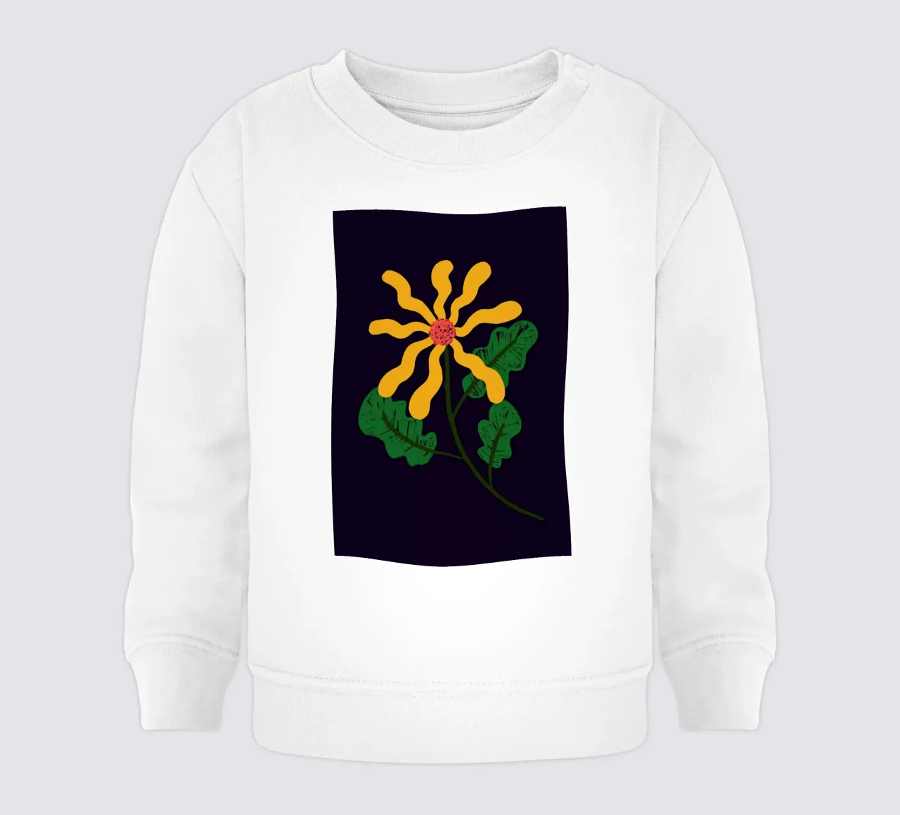 Waved Petals felpa neonato da Pure