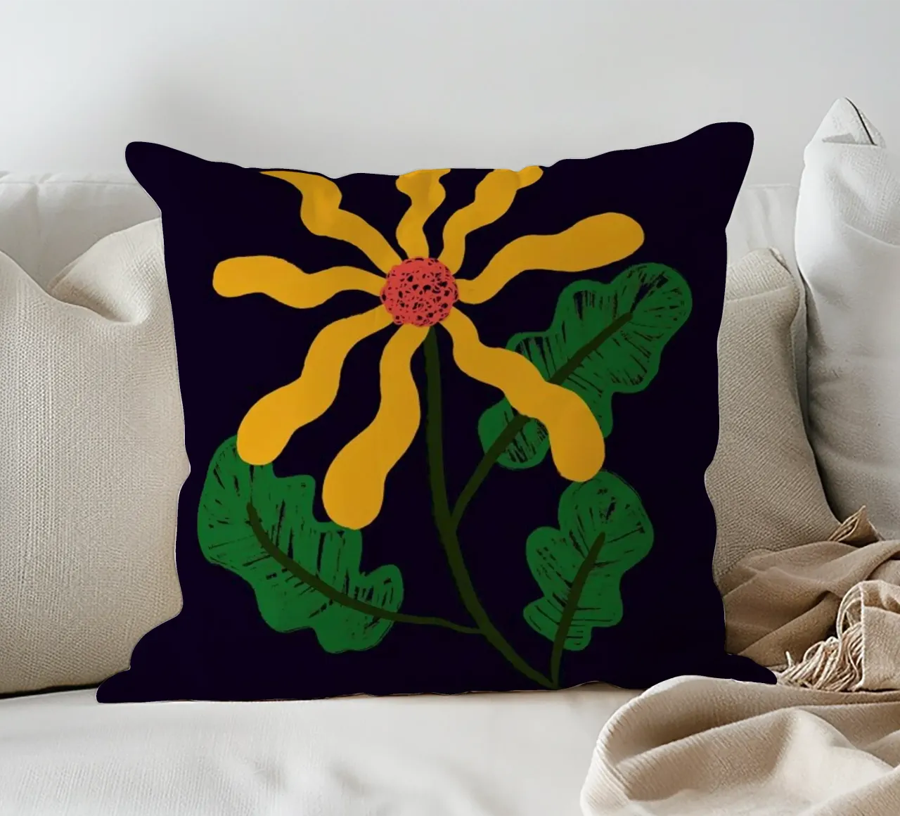 Waved Petals cuscino da Pure