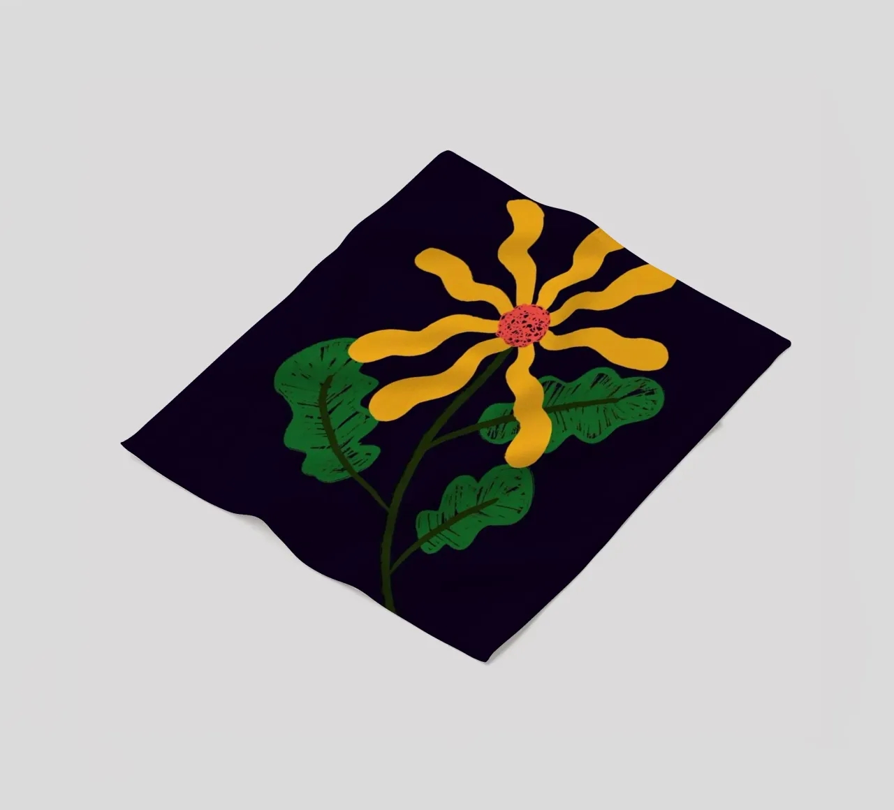 Waved Petals coperta in pile da Pure