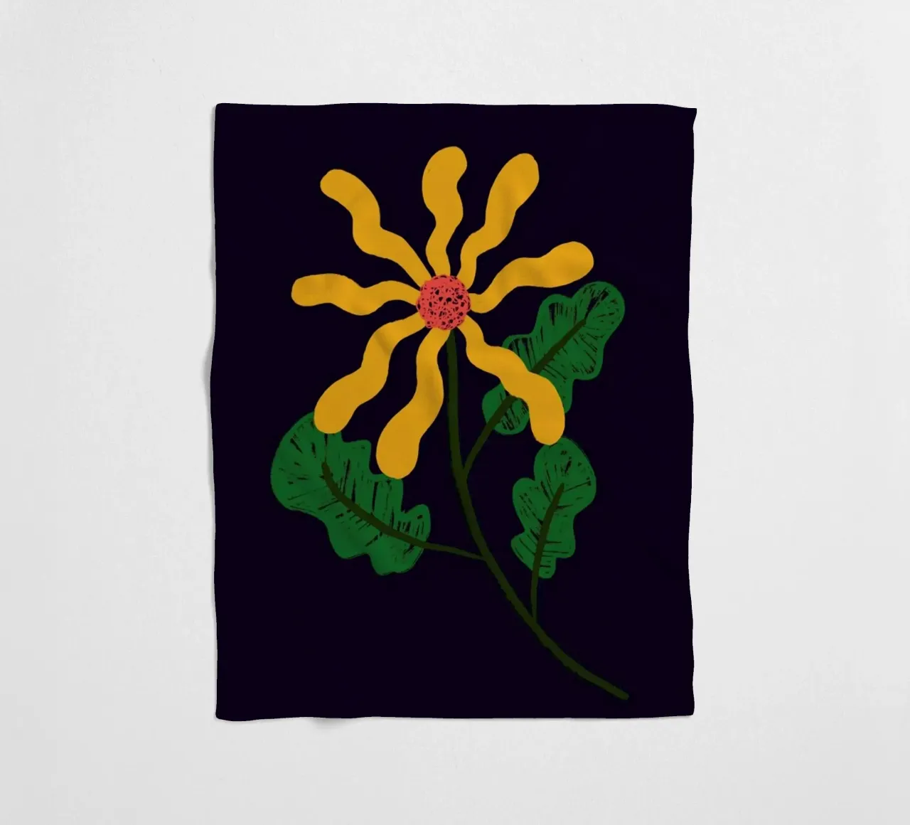 Waved Petals coperta in pile da Pure