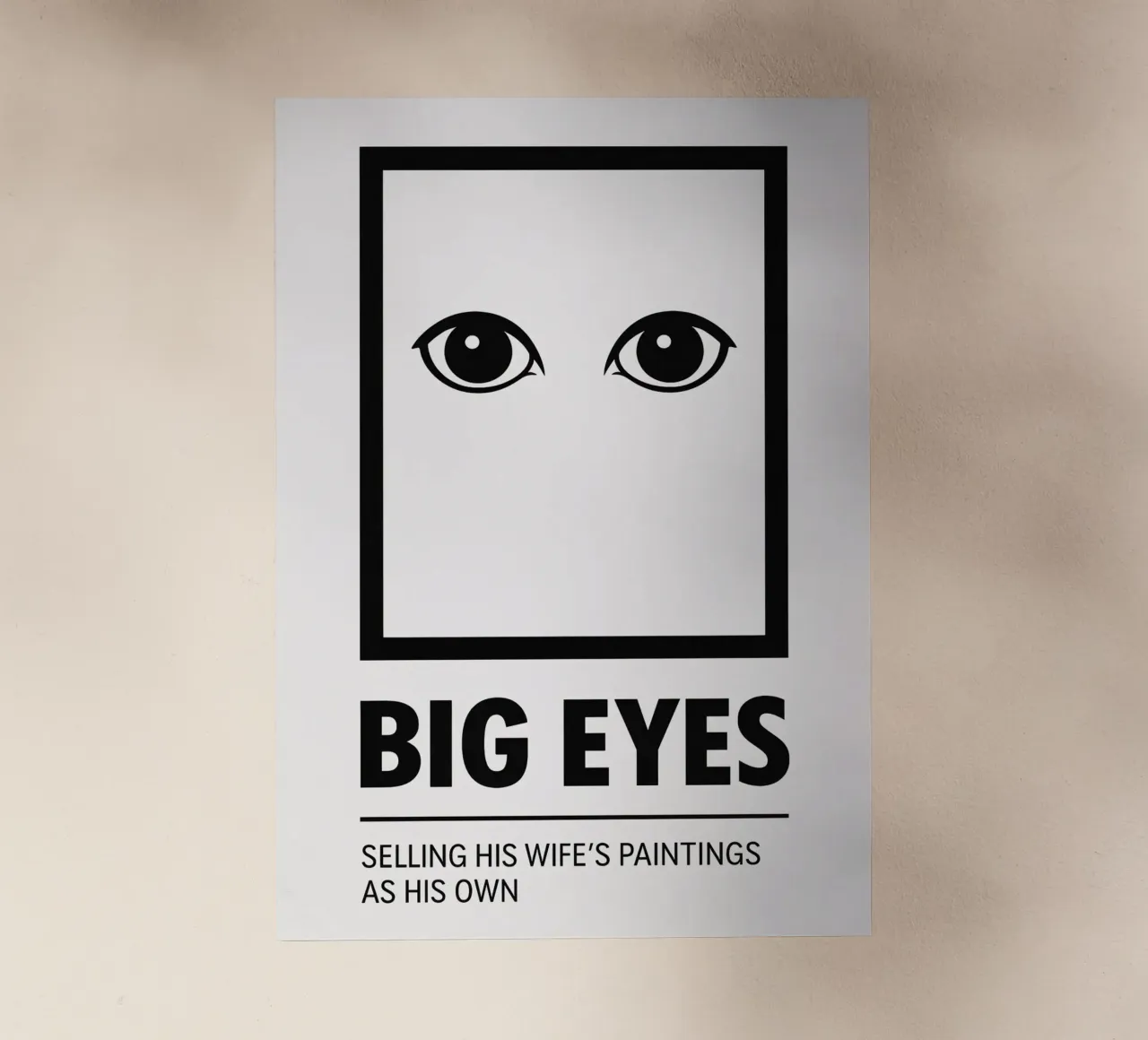 Big Eyes Print pellicola backlit da MoviesArt