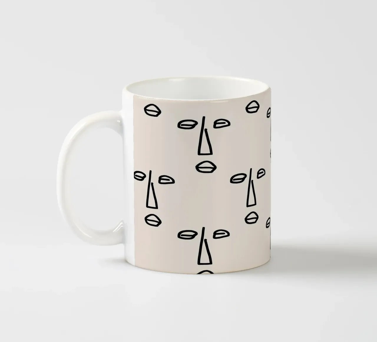 Pattern Love No 137 tazza in ceramica da treechild