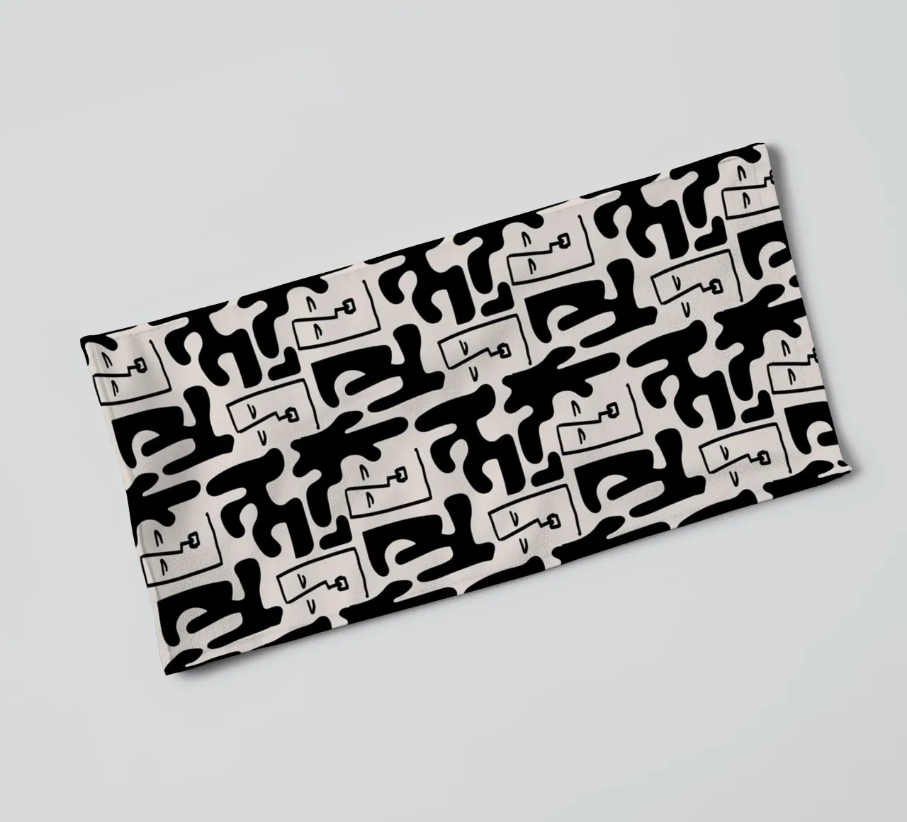 Pattern Love No 139 asciugamano da bagno da treechild