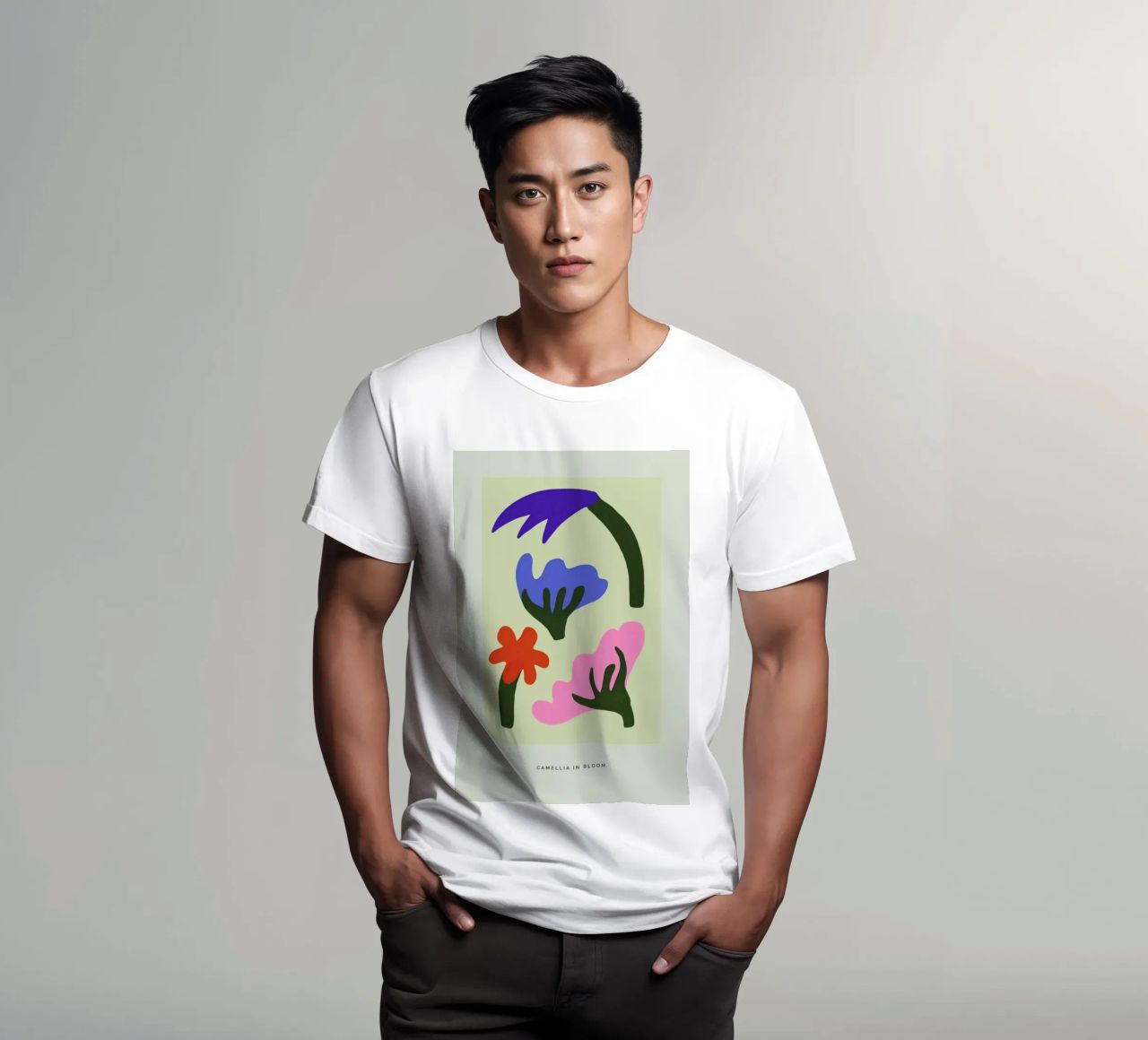 Camellia In Bloom I t-shirt da Studio One
