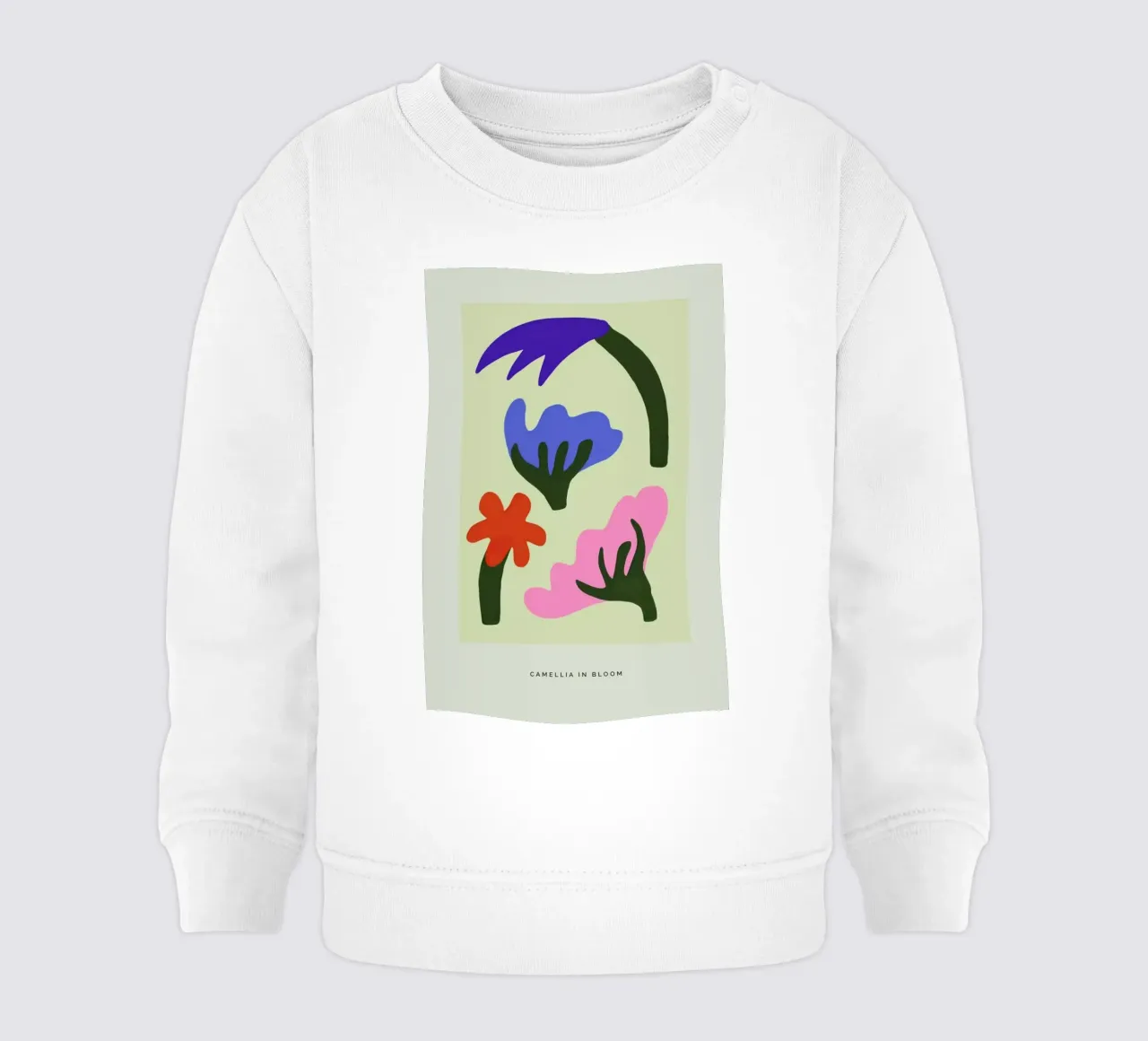 Camellia In Bloom I Baby Sweatshirt von Studio One