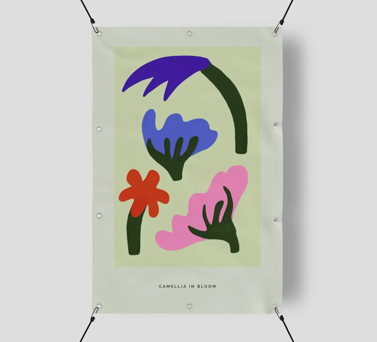 Camellia In Bloom I telo in pvc da Studio One