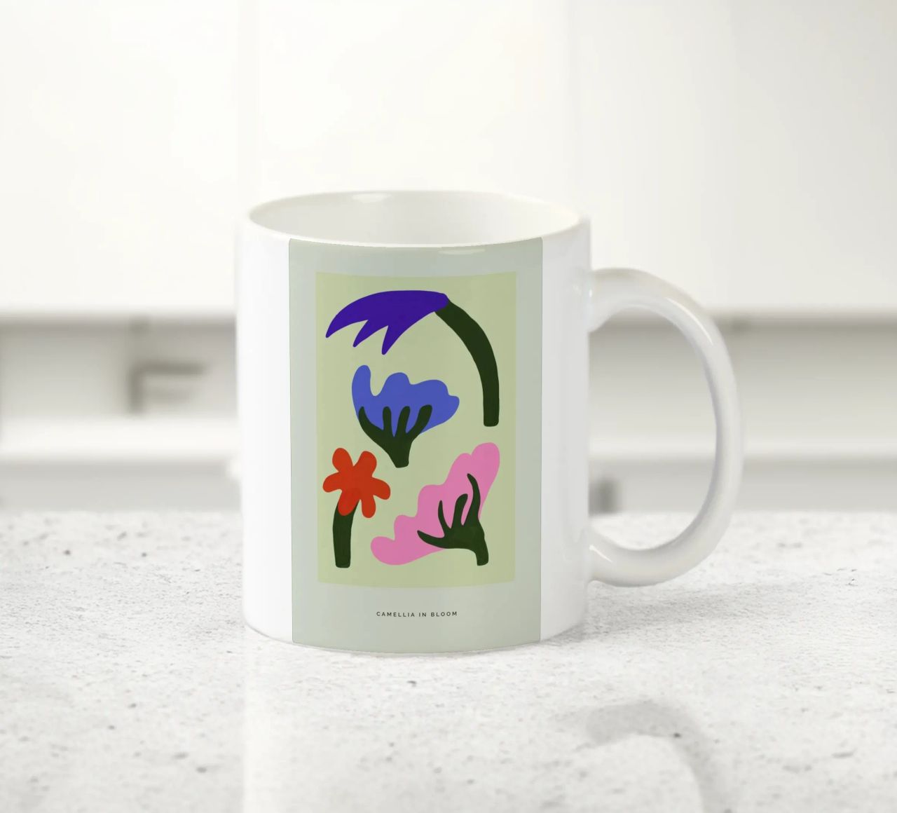 Camellia In Bloom I tazza in ceramica da Studio One