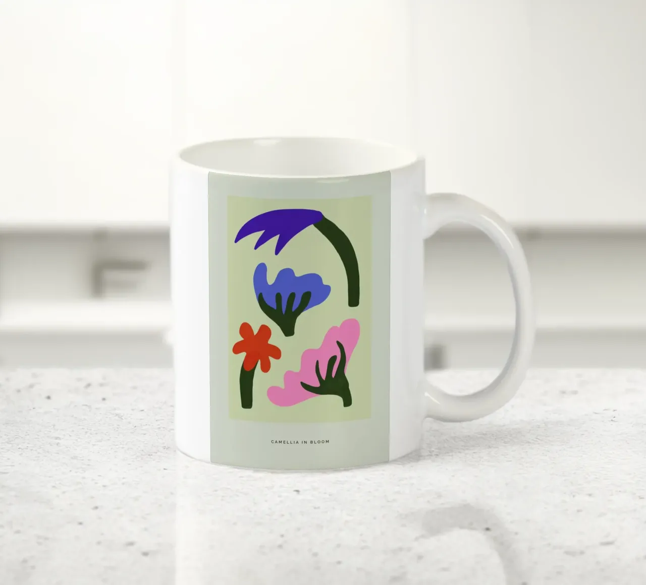 Camellia In Bloom I mug en céramique de Studio One