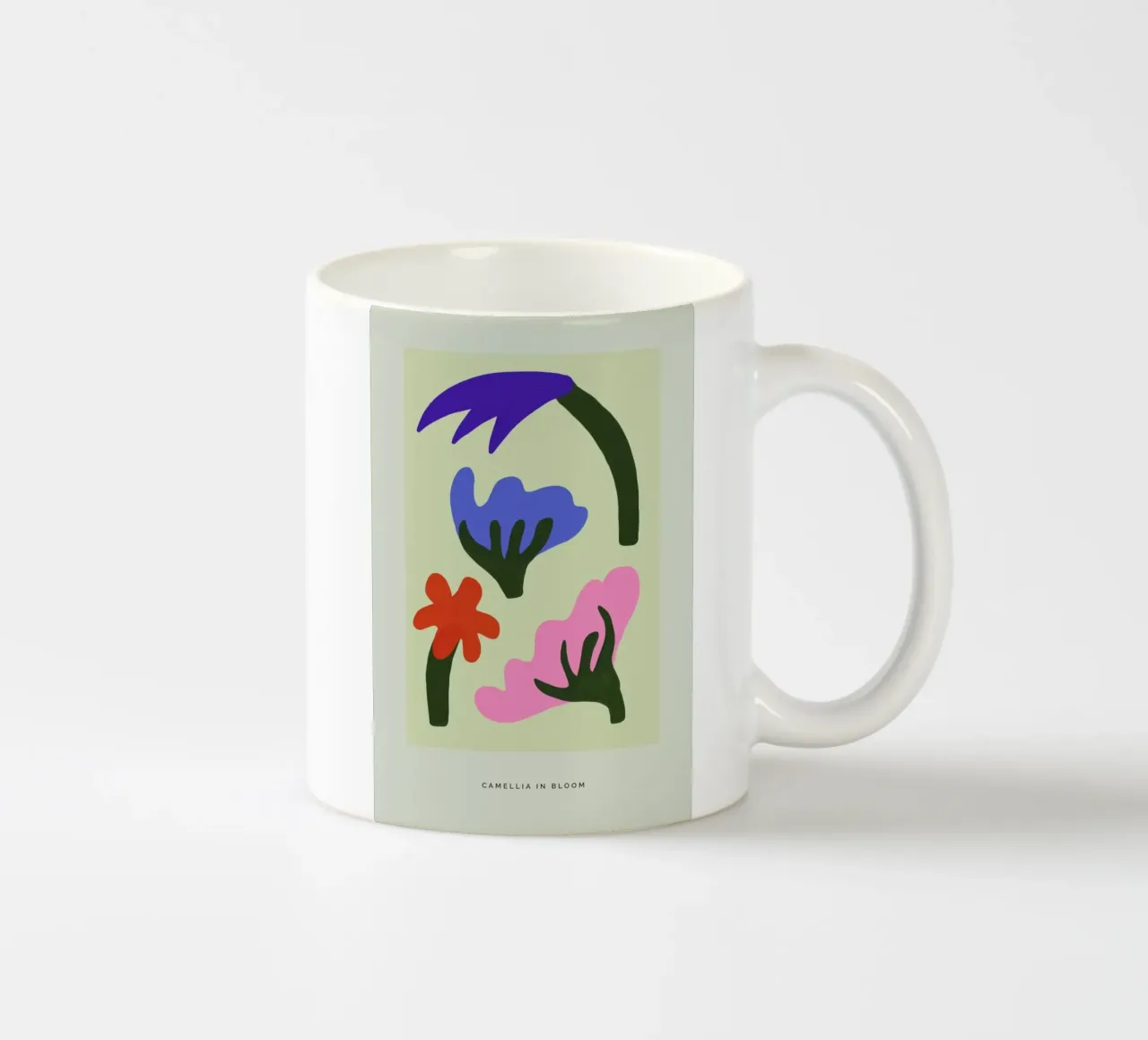 Camellia In Bloom I mug en céramique de Studio One