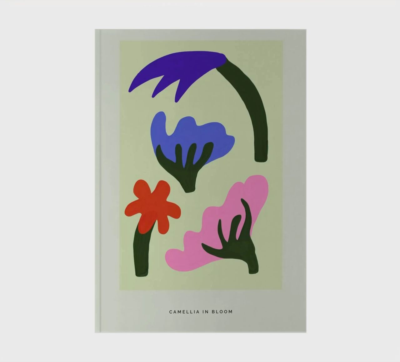 Camellia In Bloom I notebook by Studio One