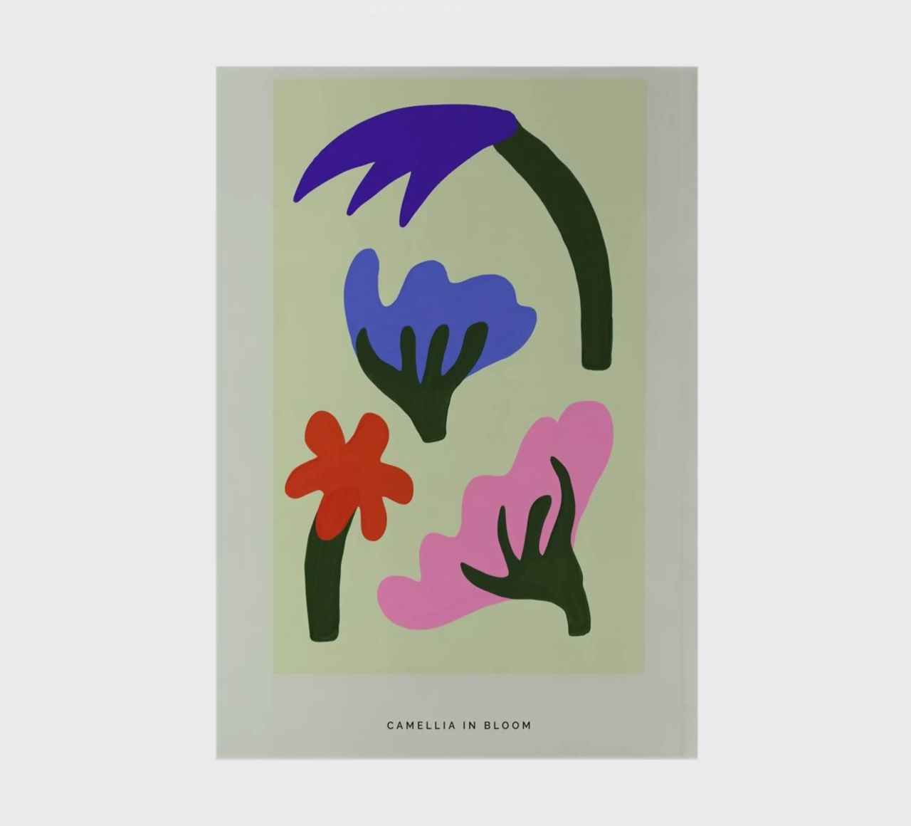 Camellia In Bloom I notebook by Studio One