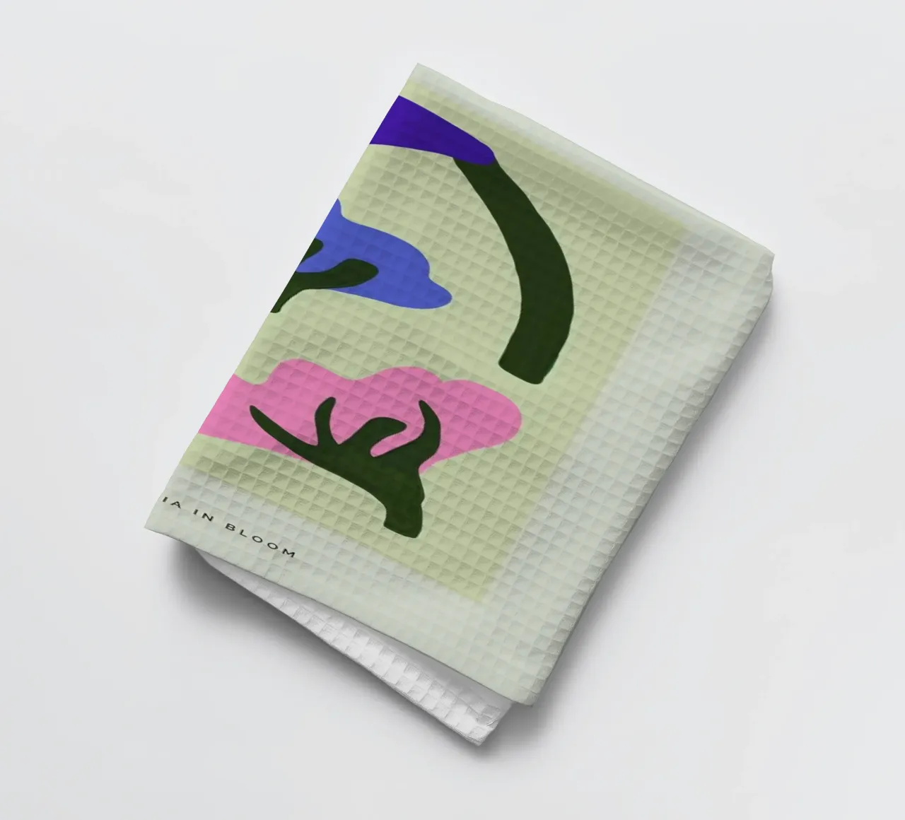 Camellia In Bloom I tea towel by Studio One